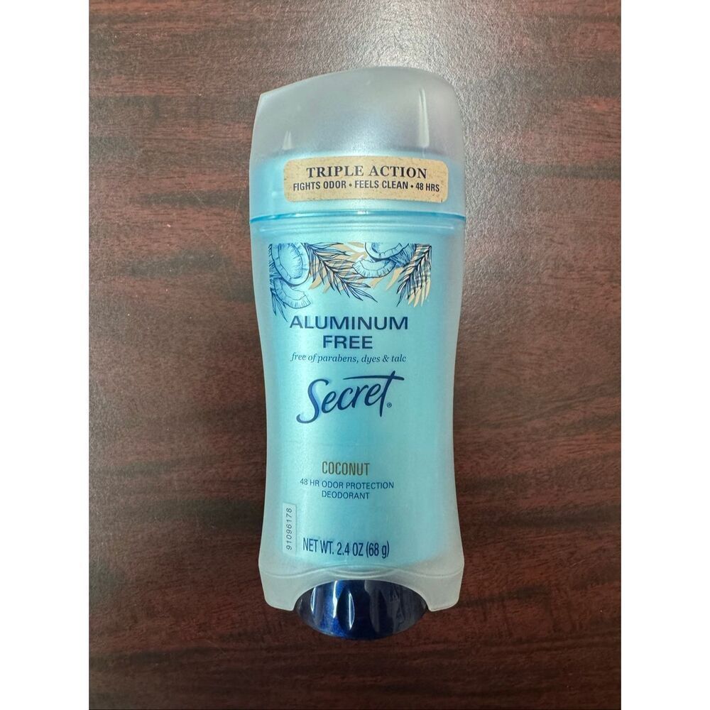 New Secret Aluminum Free Coconut Deodorant- 2.4 oz